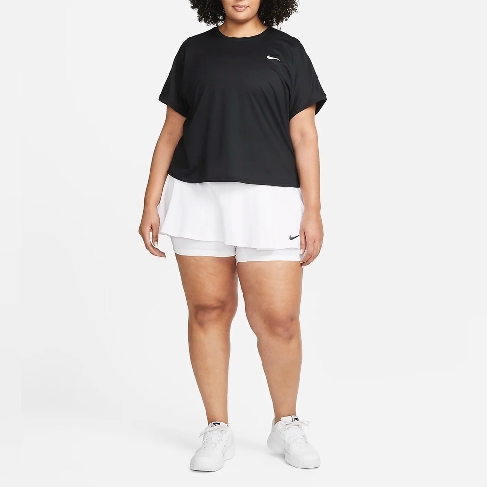 NWT Nike NikeCourt Dri-FIT Victory Flouncy Tennis Skirt (Plus Size) Size: 1X - Picture 2 of 7